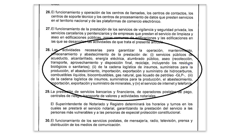 Gobierno Nacional expide el Decreto 531,